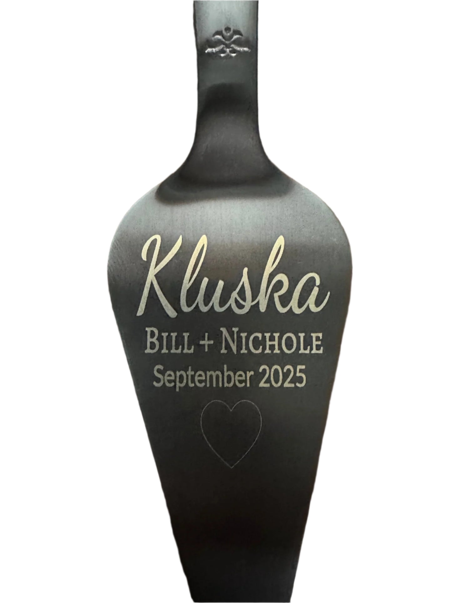 Custom Engraved Wedding Cake Knife and Pie Spatula