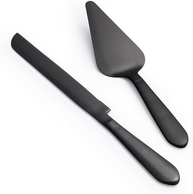 Custom Engraved Wedding Cake Knife and Pie Spatula