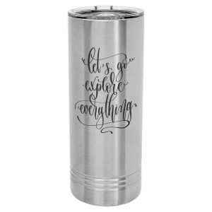 Skinny Engraved Tumbler - 22 oz