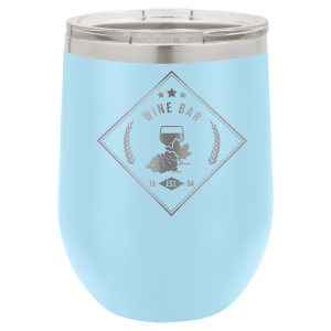 Stemless Wine Engraved Tumbler - 12 oz