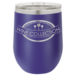 Stemless Wine Engraved Tumbler - 12 oz