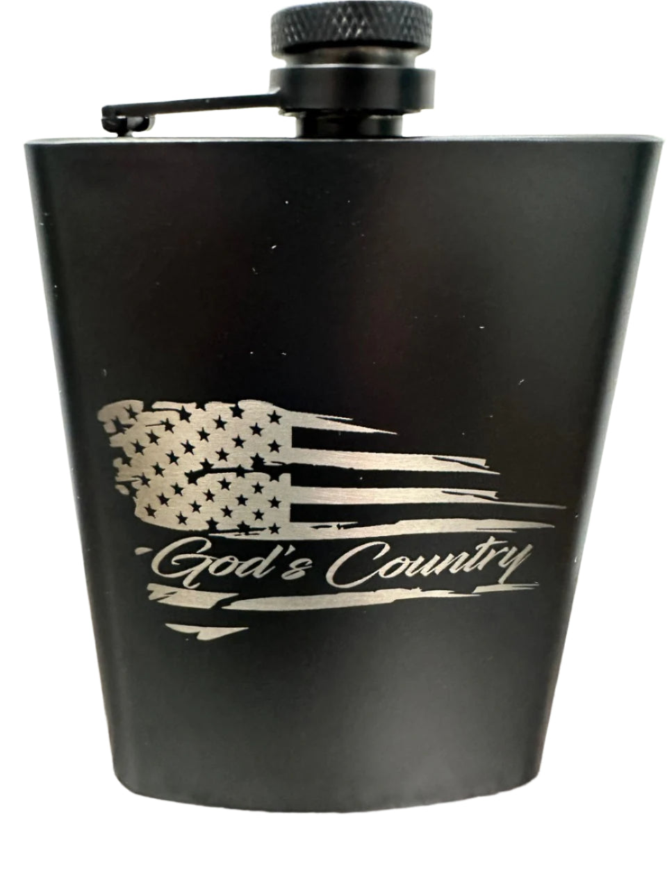 Black Flag God's Country Metal Flask