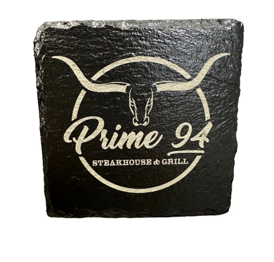 Slate Coaster with Logo