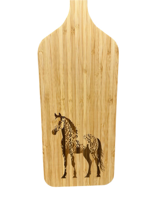 Appaloosa Horse Wood Cutting Board - Bamboo Wood