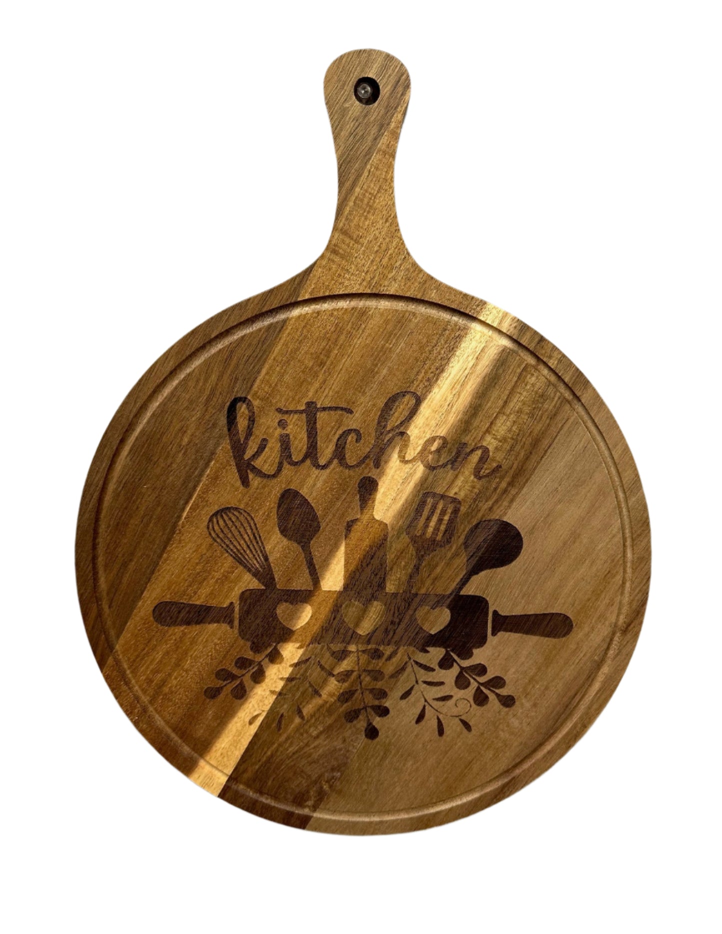 Kitchen - Round Acacia Wood Cutting Board