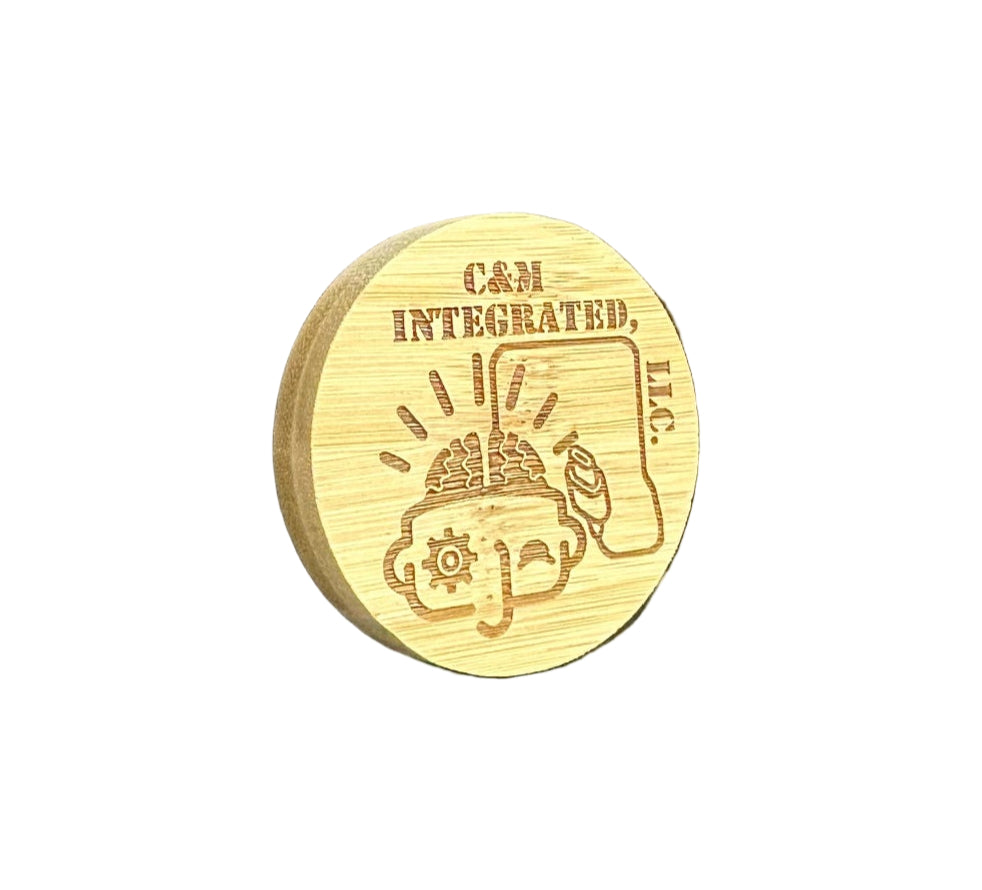 Logo Wood Magnetic Bottle Opener