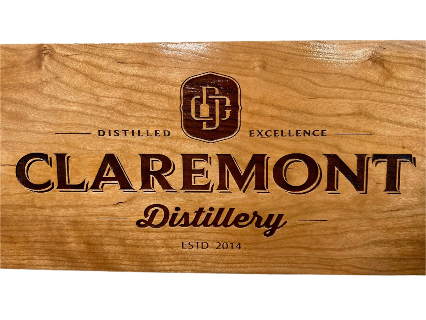 Engraved Logo Wood Sign
