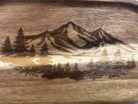 Mountain Acacia Wood Serving Tray