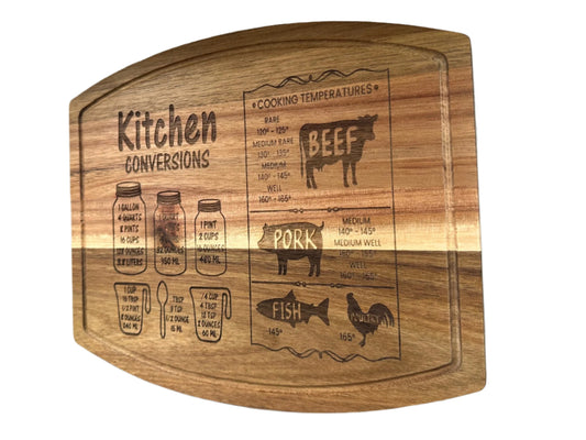 Kitchen Conversions - Acacia Wood Cutting Board