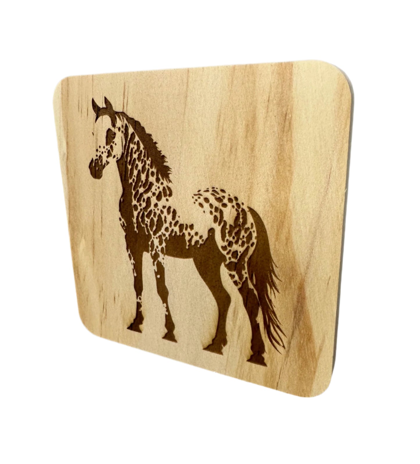 Appaloosa Horse Wood Coaster