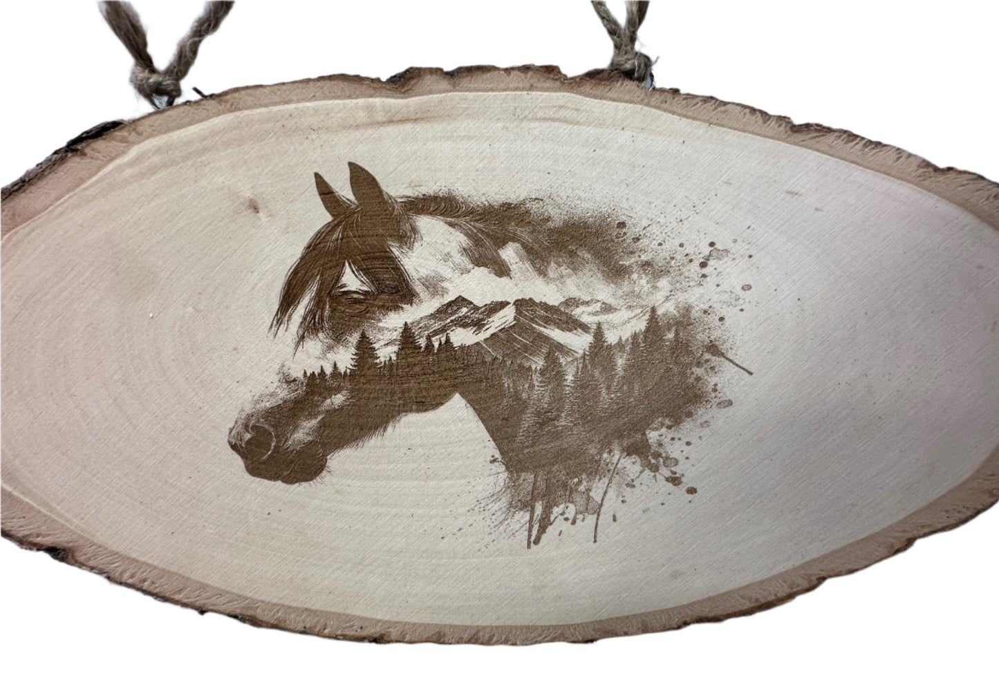 Horse Head Wood Sign