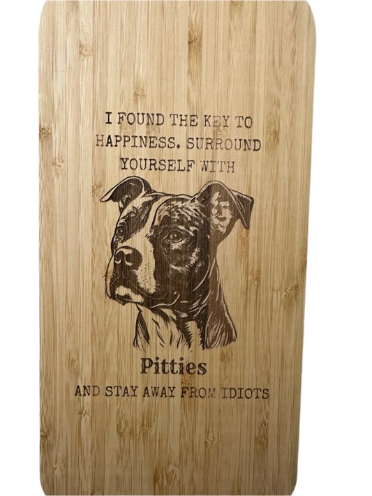 Pitbull Wood Cutting Board
