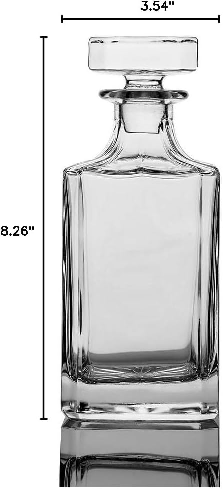 Custom Engraved Whiskey Decanter 25 oz