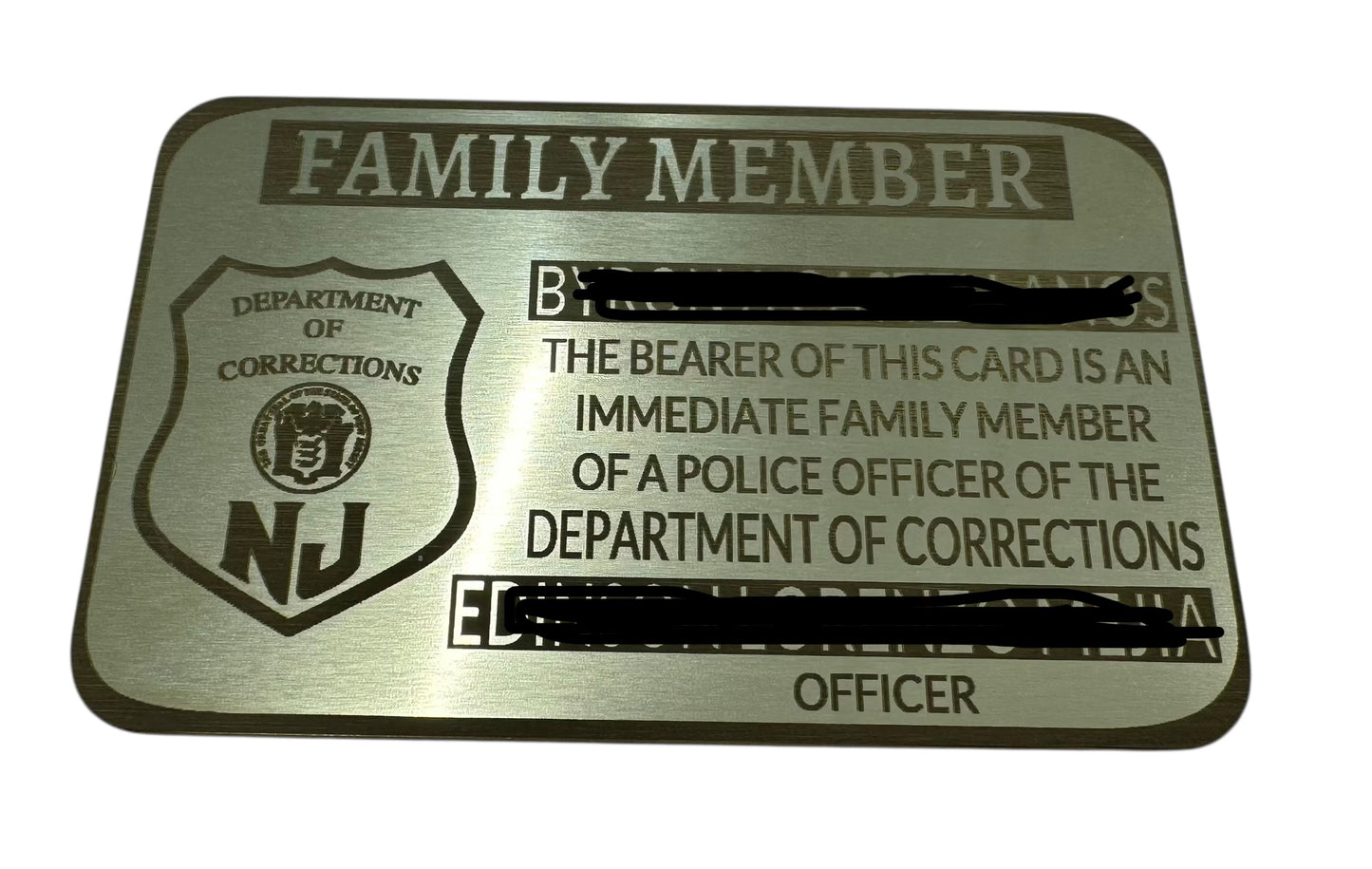 Police Gold Card - PBA/FOP