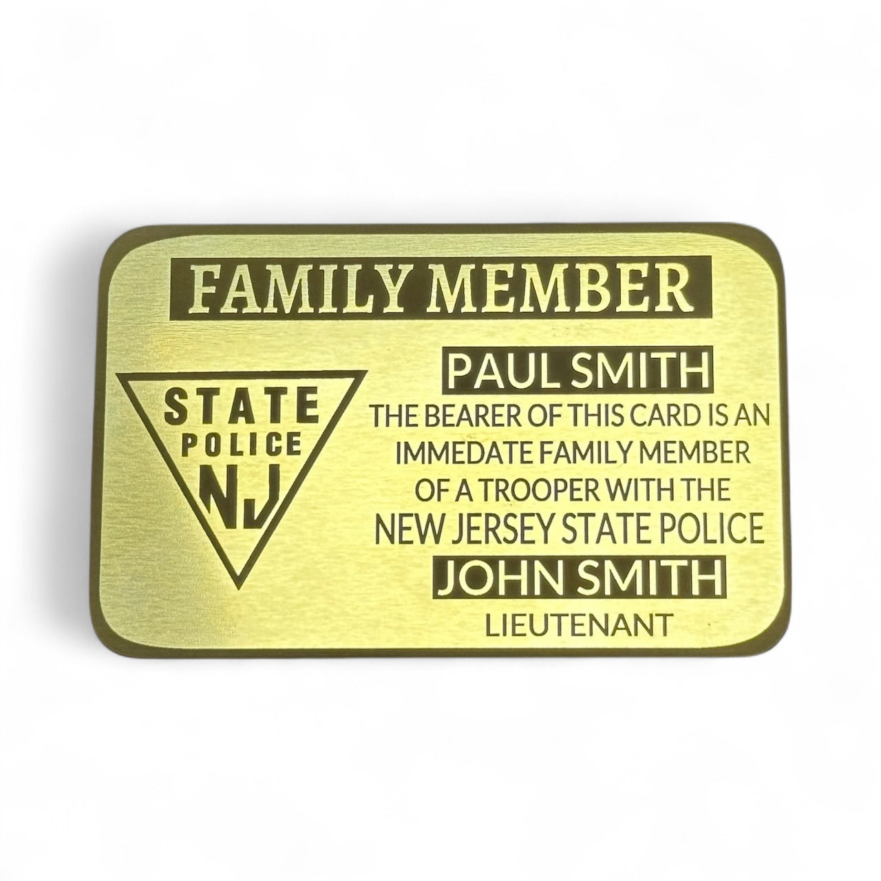 Police PBA/FOP Gold Card