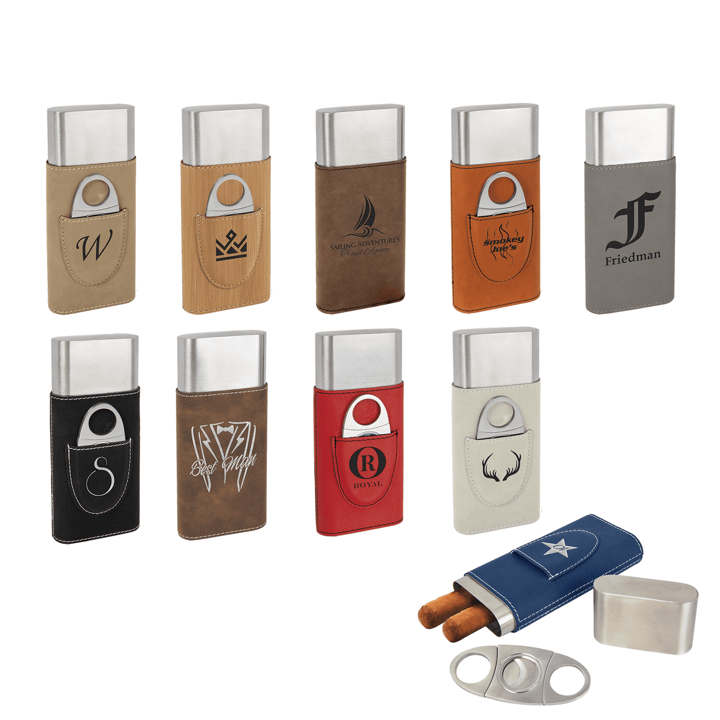 Cigar Case with Cutter