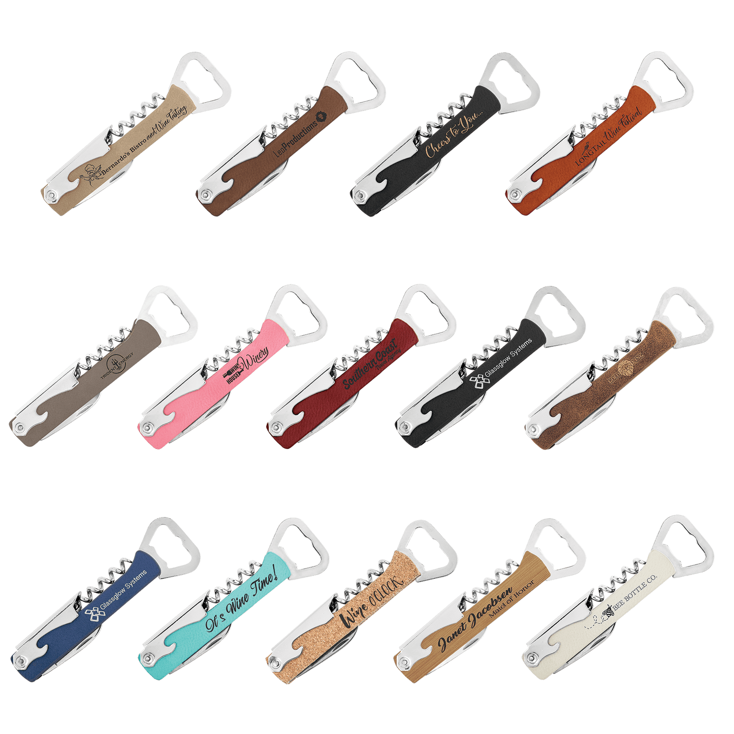 Leather Wine Bottle Opener