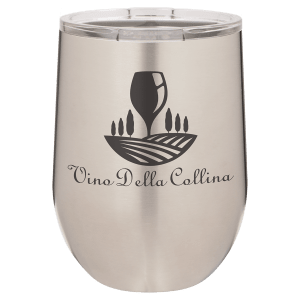 Stemless Wine Engraved Tumbler - 12 oz