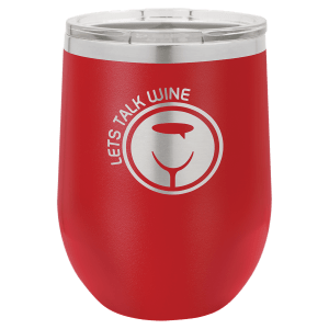 Stemless Wine Engraved Tumbler - 12 oz