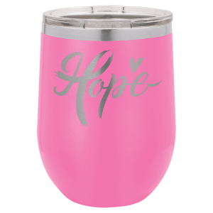 Stemless Wine Engraved Tumbler - 12 oz