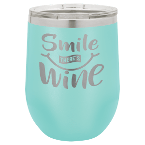 Stemless Wine Engraved Tumbler - 12 oz