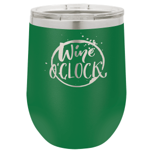 Stemless Wine Engraved Tumbler - 12 oz