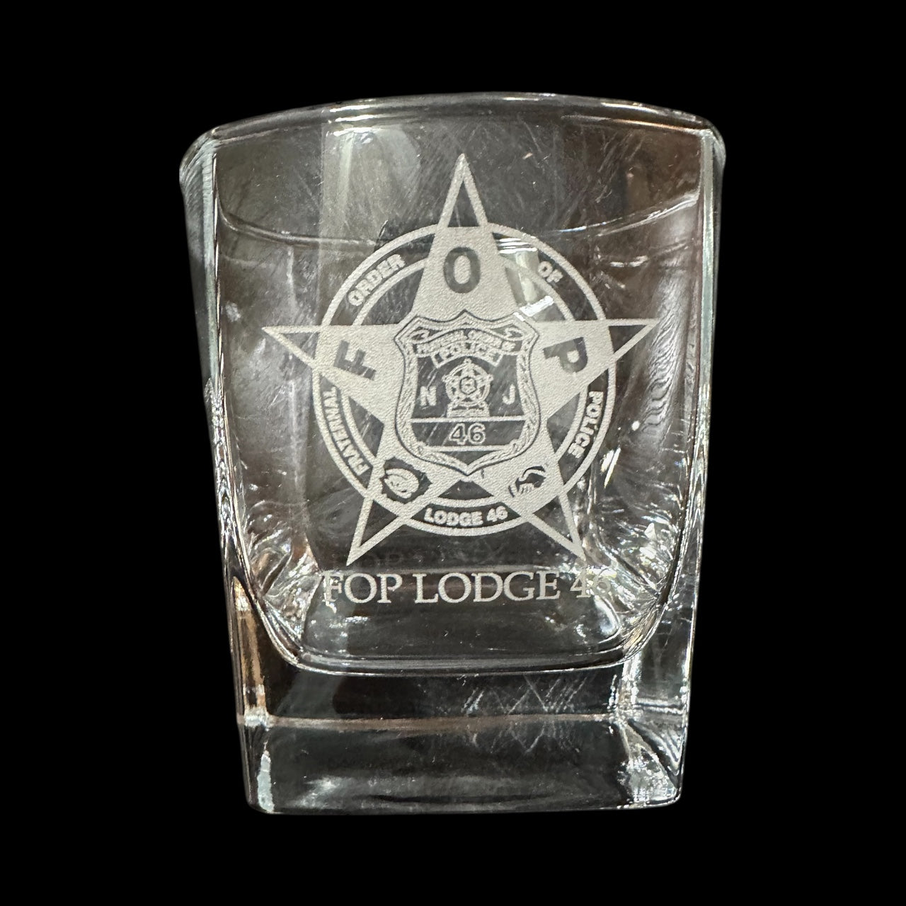 Engraved Whiskey Glass - 10.5 oz
