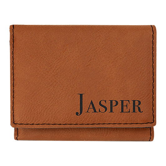 Leather Engraved Wallet
