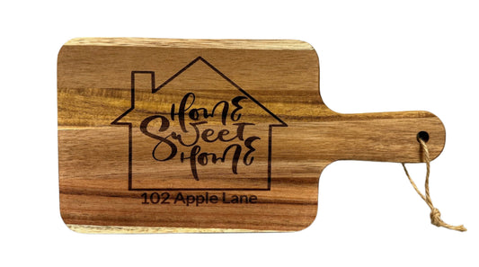 Home Sweet Home Wood Cutting Board