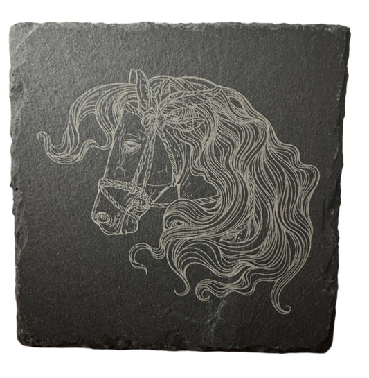 Horse Slate Coaster