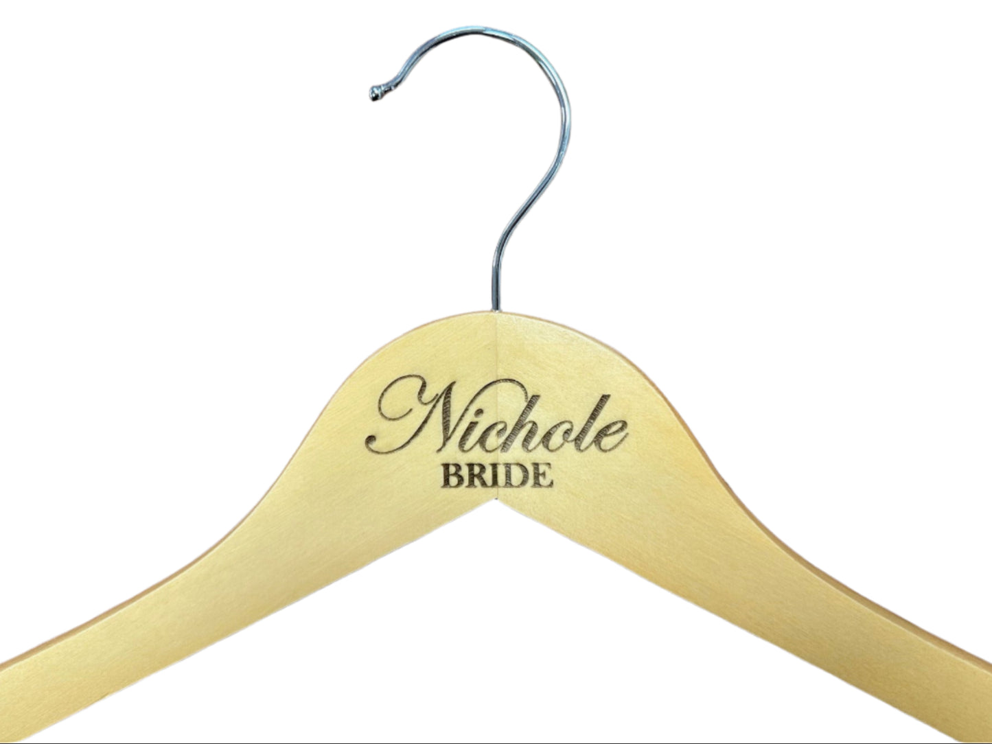 Custom Wood Bridal Hanger