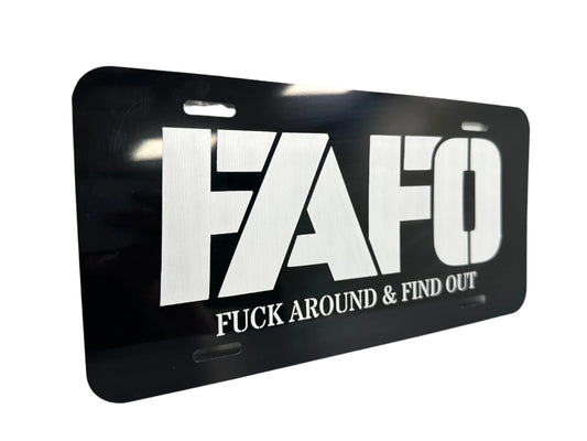 Custom Metal License Plate