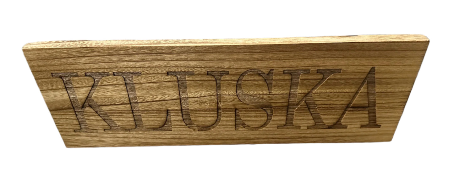 Custom Name Wood Sign - Large