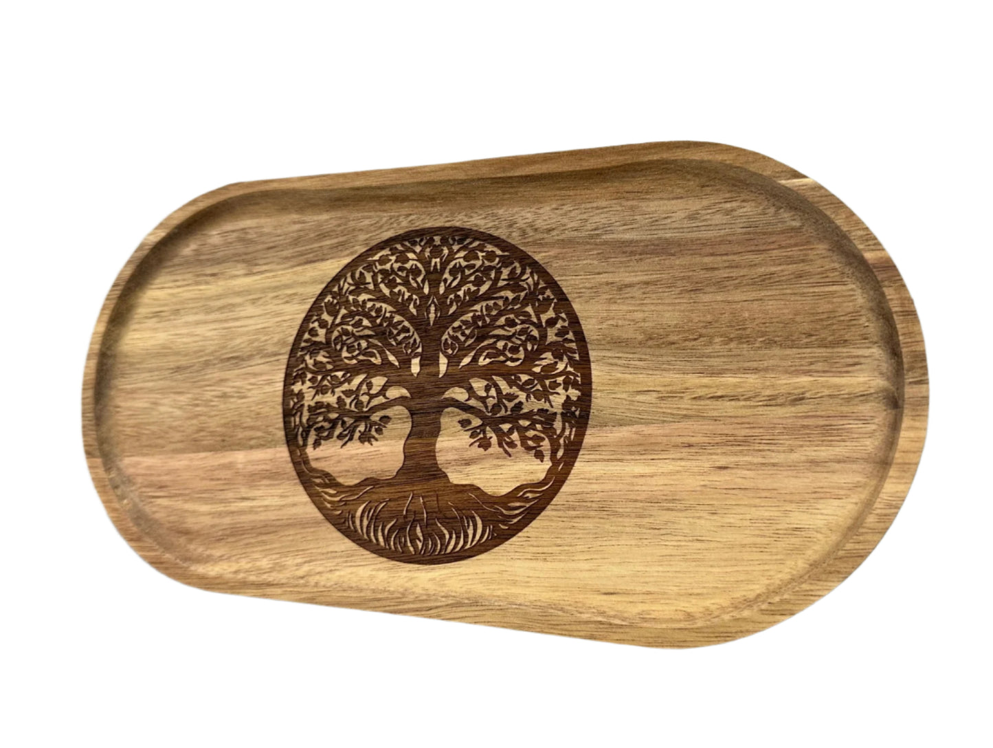Tree Acacia Wood Serving Tray