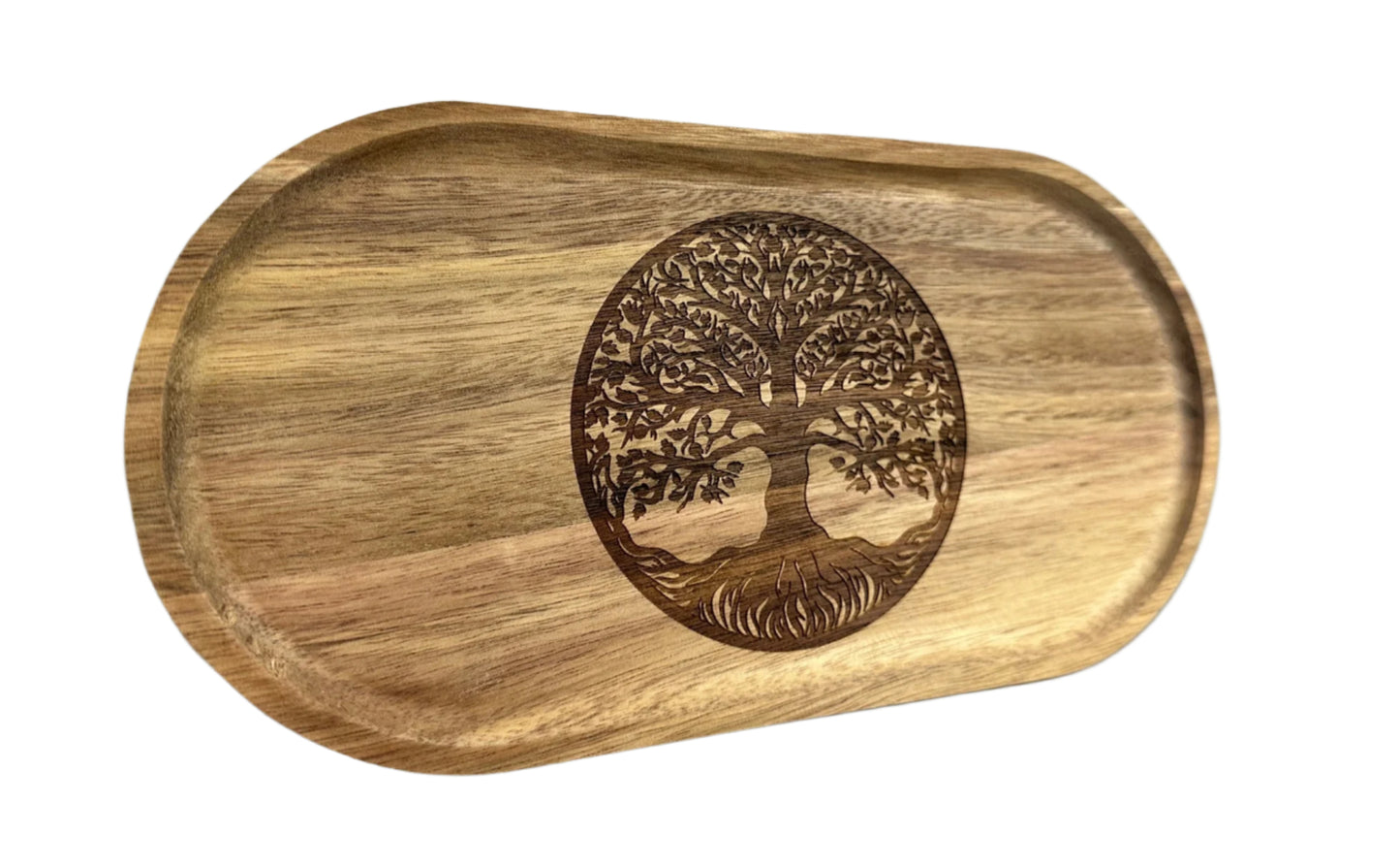 Tree Acacia Wood Serving Tray
