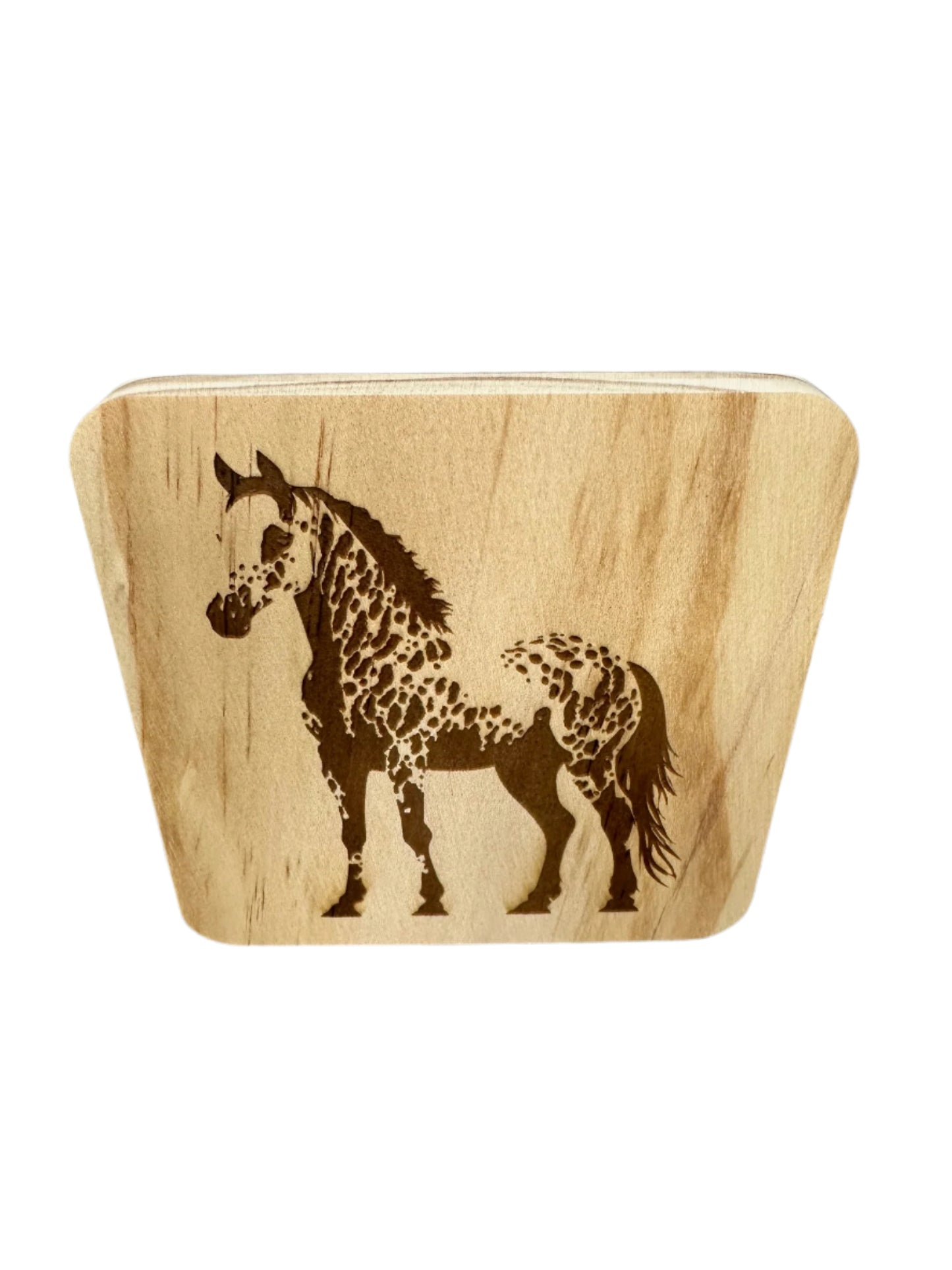 Appaloosa Horse Wood Coaster