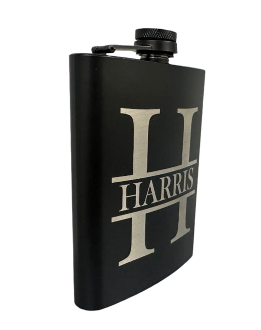 Custom Engraved Metal Flask