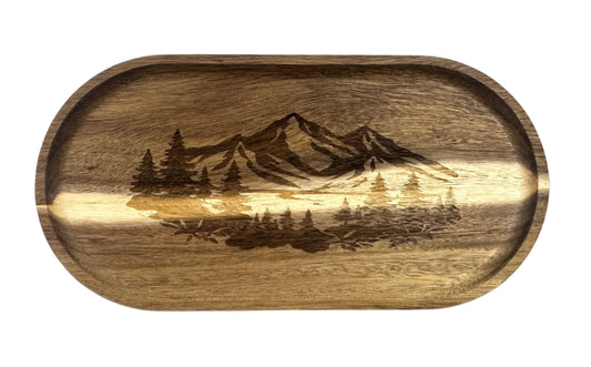 Mountain Acacia Wood Serving Tray