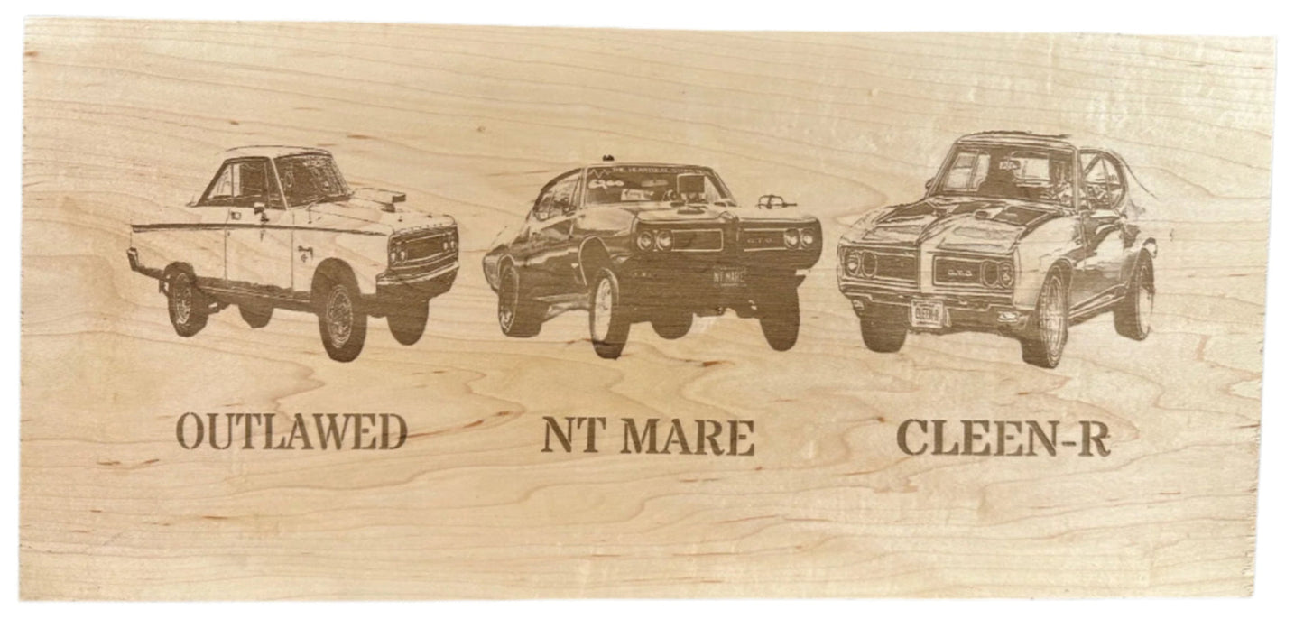 Custom Engraved Wood Sign