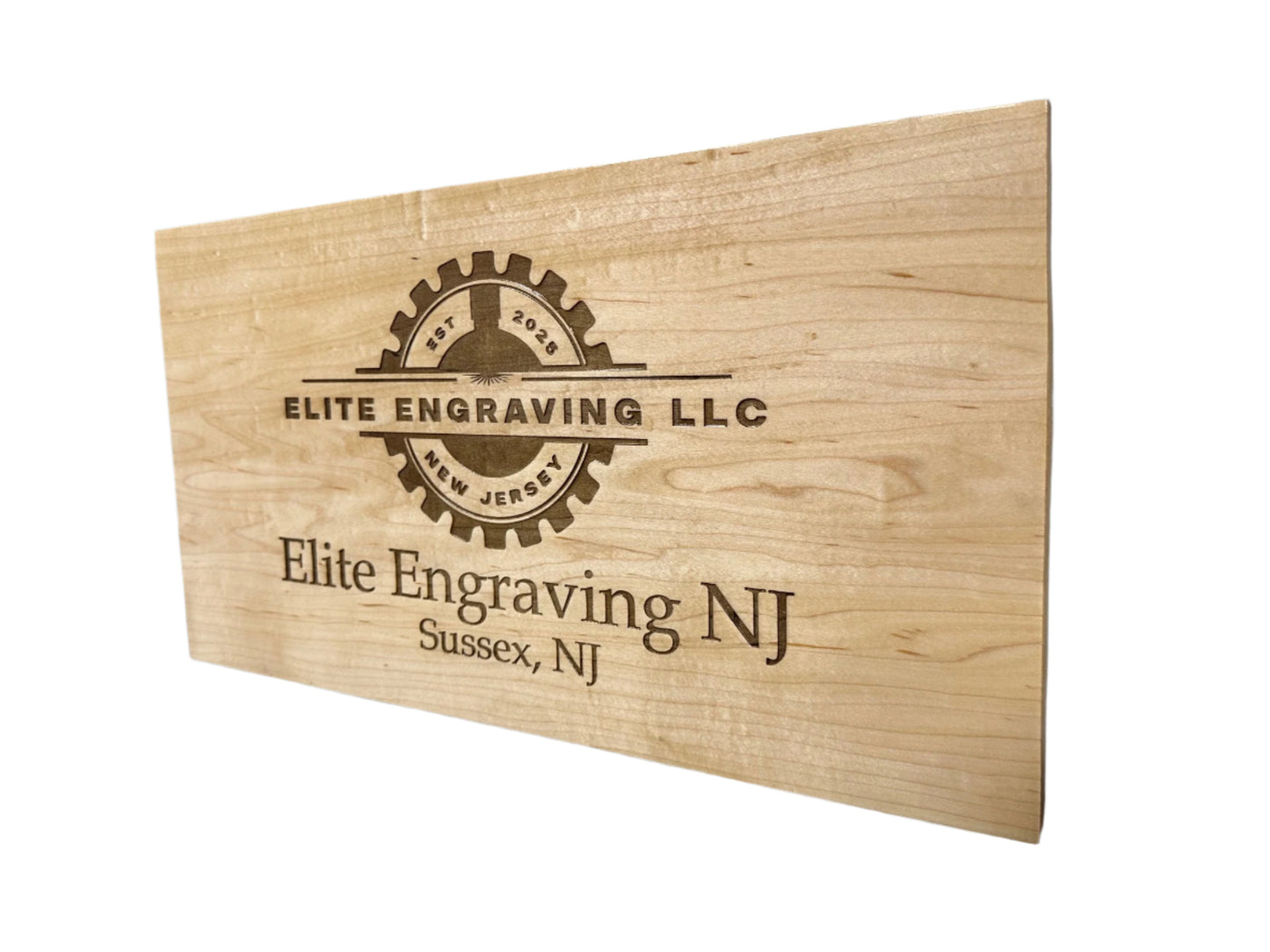 Custom Engraved Wood Sign