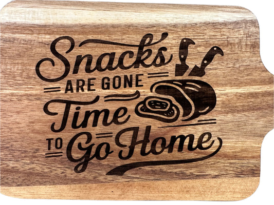 Snack Are Gone - Cutting Board