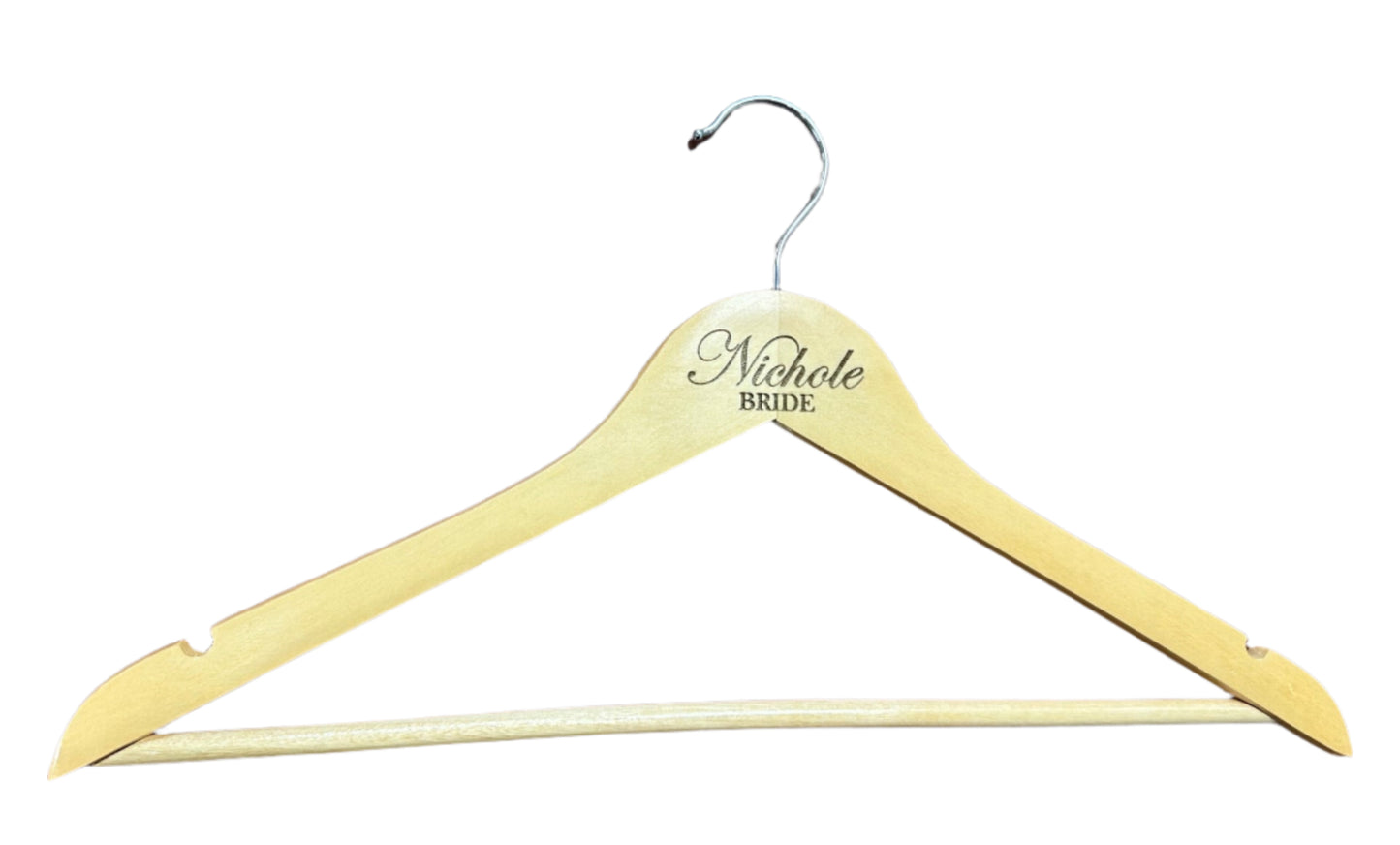 Custom Wood Bridal Hanger