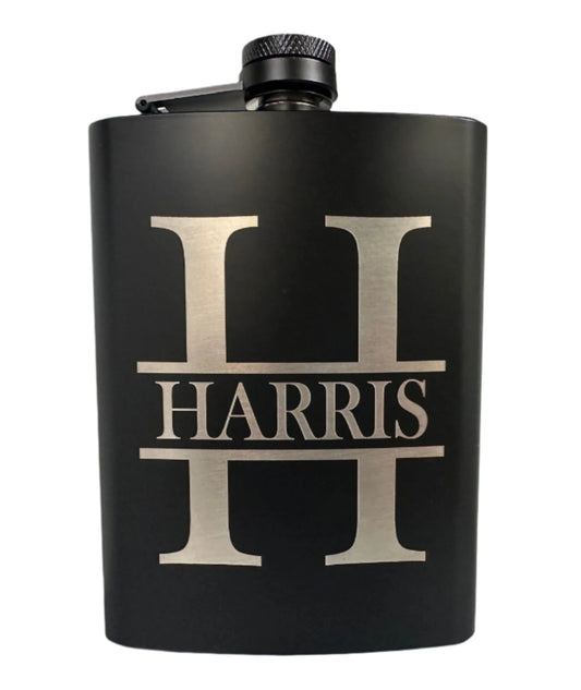 Custom Engraved Metal Flask