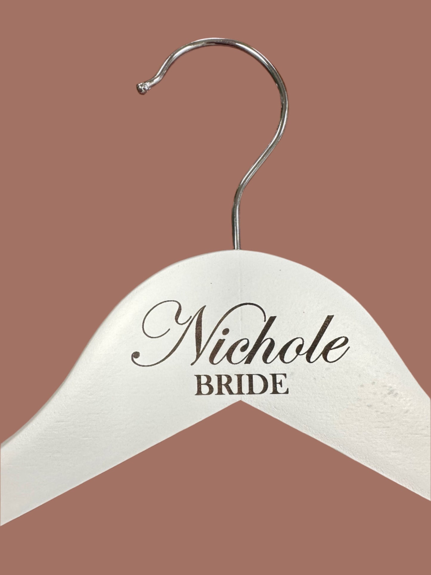 Custom Wood Bridal Hanger