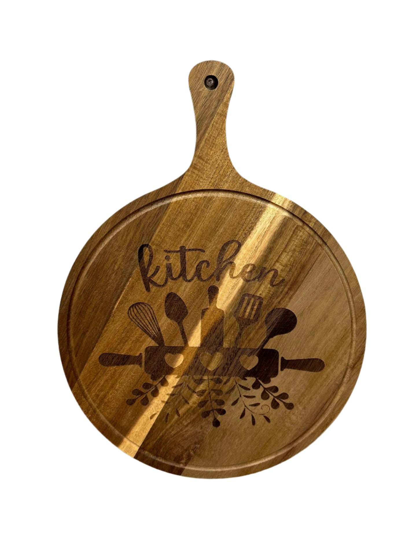 Kitchen - Round Acacia Wood Cutting Board