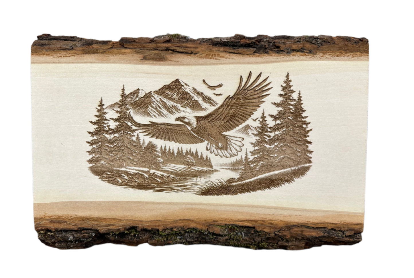 Eagle Rustic Wood Sign
