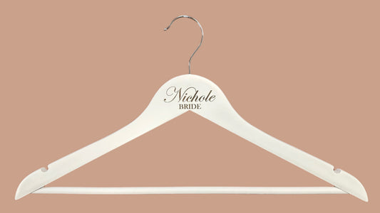 Custom Wood Bridal Hanger
