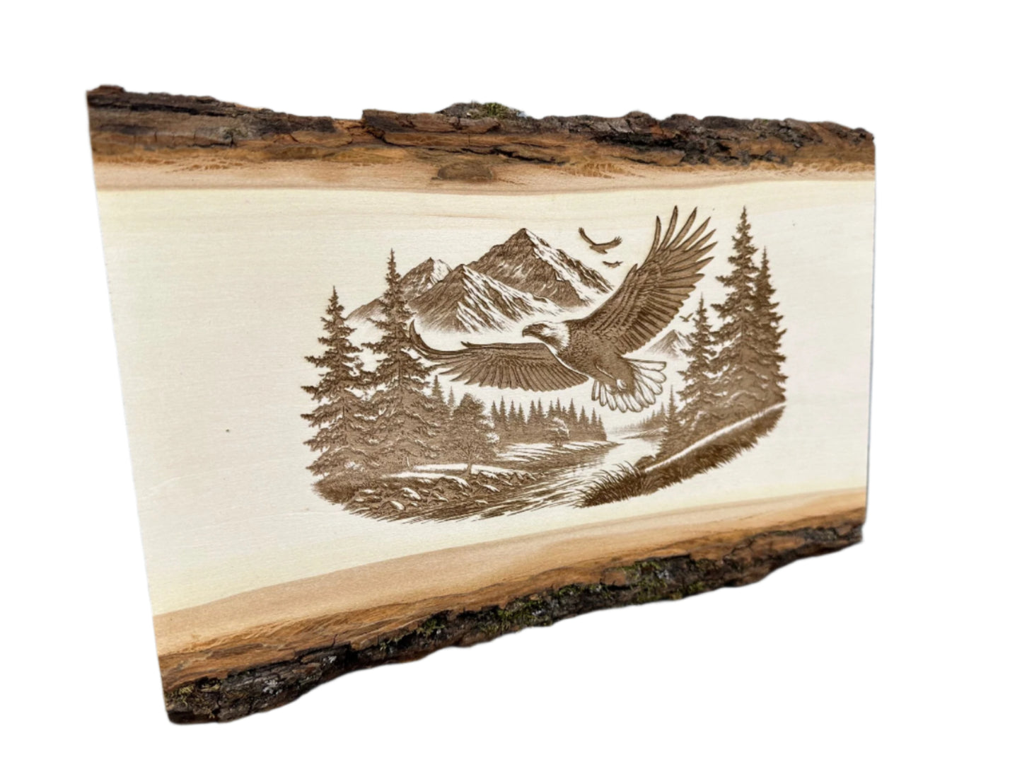 Eagle Rustic Wood Sign